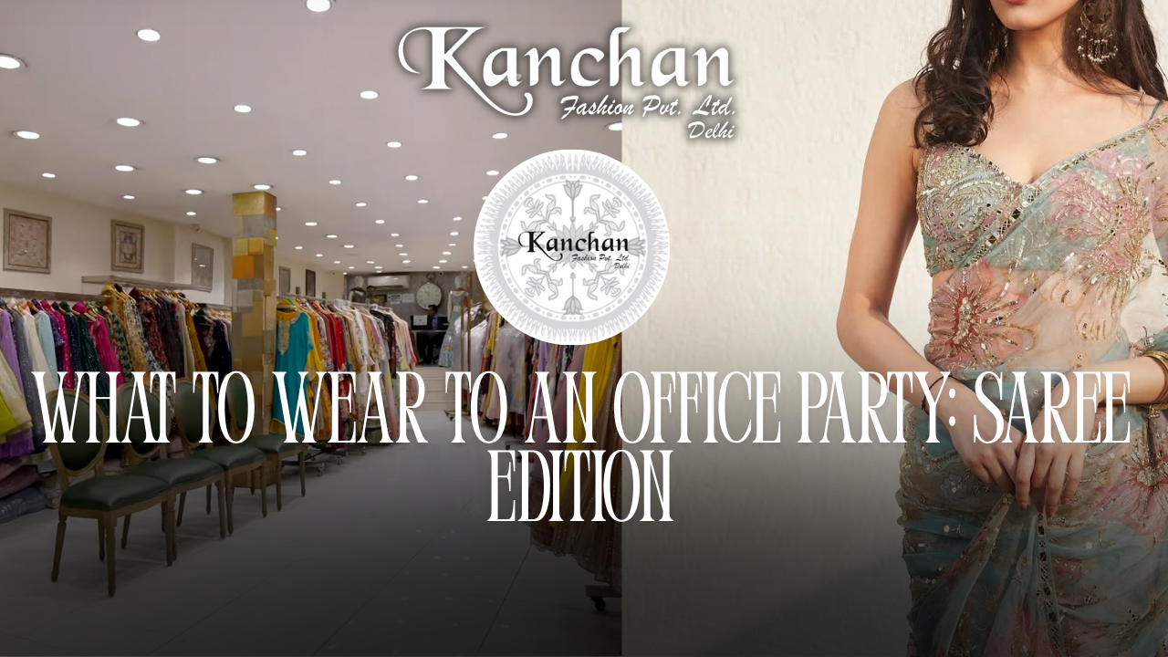 What to Wear to an office Party: Saree Edition